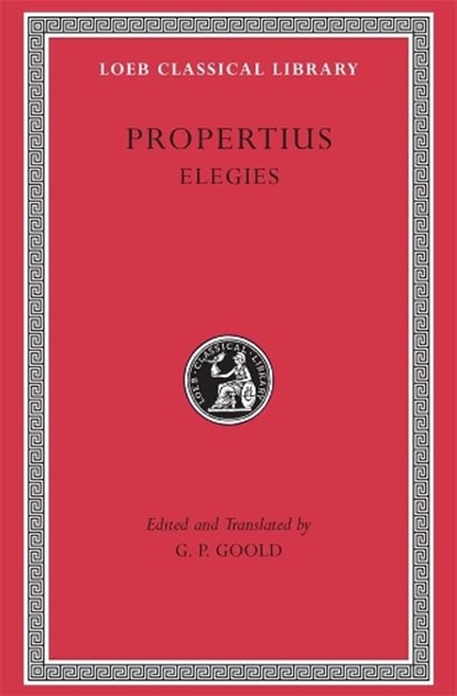 Elegies, Propertius - Gebonden - 9780674990203