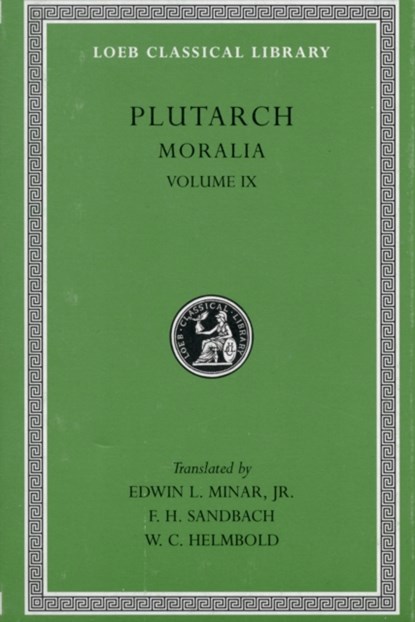 Moralia, IX, Plutarch - Gebonden - 9780674994676