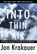 Krakauer, J: Into Thin Air, Jon Krakauer - Gebonden - 9780679457527