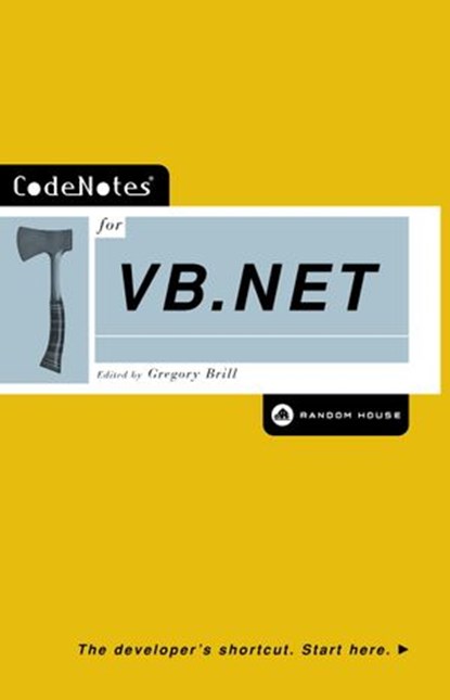 CodeNotes for VB.NET, Gregory Brill - Ebook - 9780679647393