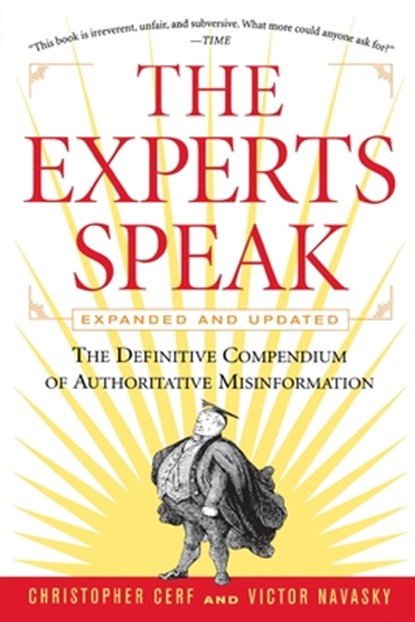 The Experts Speak, Victor S Navasky ; Christopher Cerf - Paperback - 9780679778066