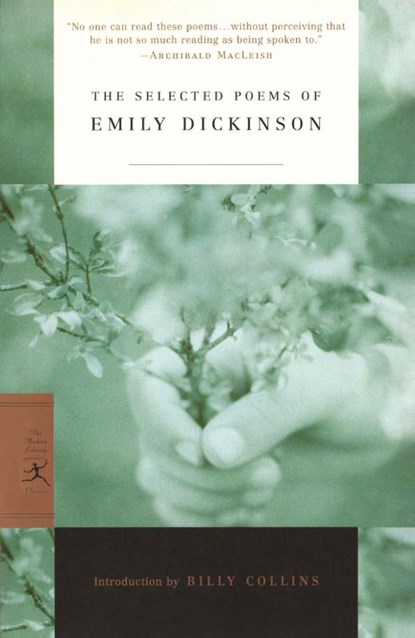 The Selected Poems of Emily Dickinson, Emily Dickinson - Paperback - 9780679783350