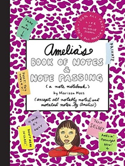 Amelia's Book of Notes & Note Passing, Marissa Moss - Gebonden - 9780689874468