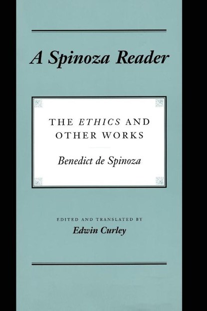 A Spinoza Reader, Benedictus de Spinoza - Paperback - 9780691000671