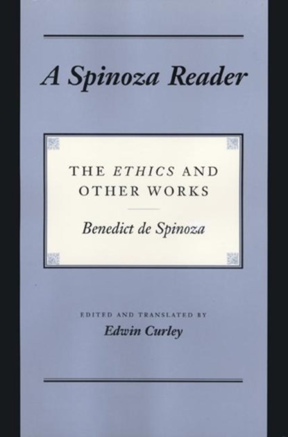 A Spinoza Reader, Benedictus de Spinoza - Paperback - 9780691000671