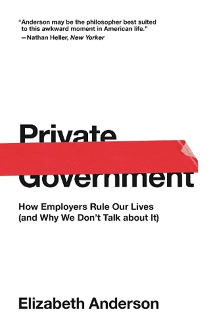Private Government, Elizabeth Anderson - Paperback - 9780691192246