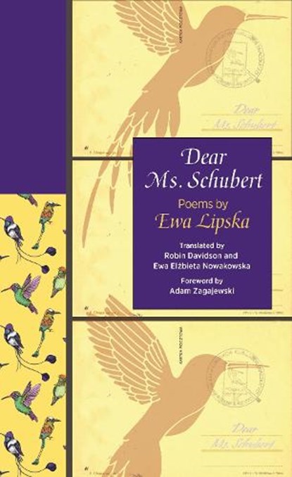 Dear Ms. Schubert, Ewa Lipska - Paperback - 9780691207483
