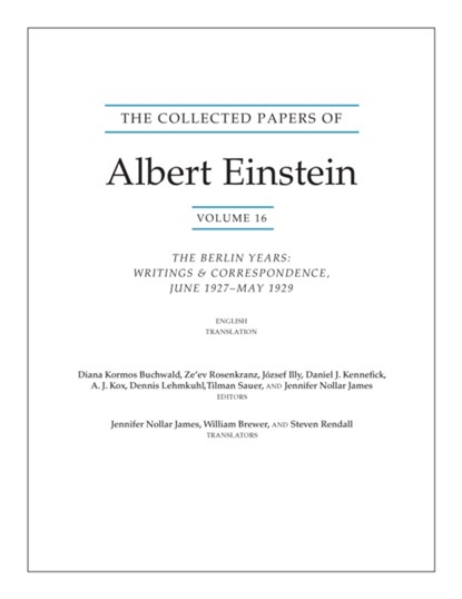 The Collected Papers of Albert Einstein, Volume 16 (Translation Supplement), Albert Einstein - Paperback - 9780691216829