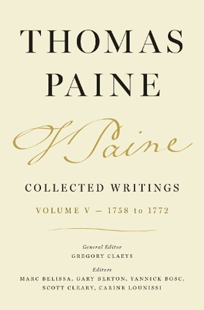 Thomas Paine Collected Writings, Volume 5, Thomas Paine - Gebonden - 9780691257044