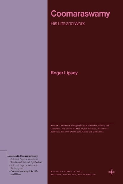 Coomaraswamy, Robert E. Lipsey ; Roger Lipsey - Paperback - 9780691277561