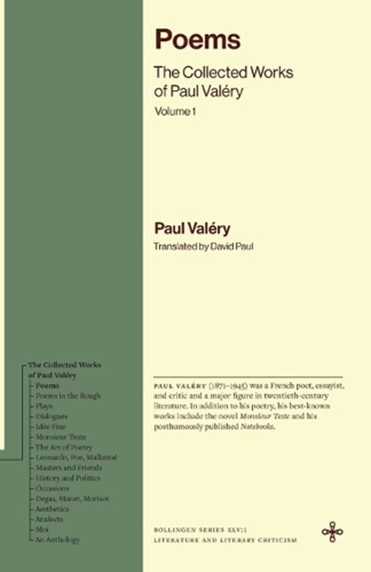Poems, Paul Valery - Paperback - 9780691292427