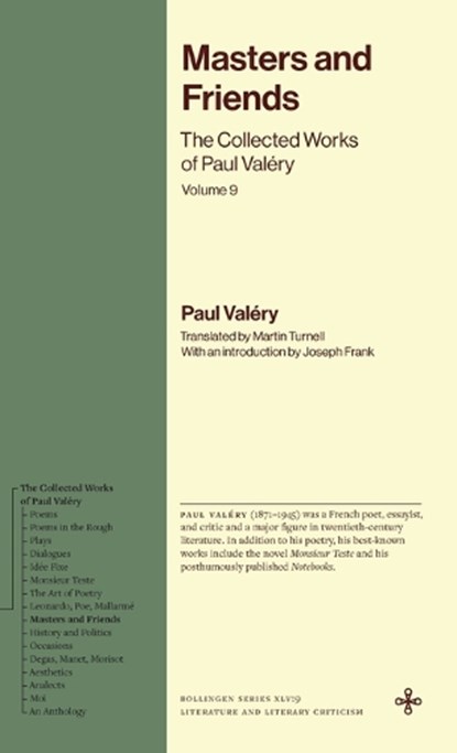 Masters and Friends, Paul Valery - Gebonden - 9780691293332