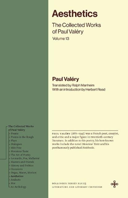 Aesthetics, Paul Valery - Paperback - 9780691293448