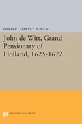 John de Witt, Grand Pensionary of Holland, 1625-1672 | Herbert Harvey Rowen | 