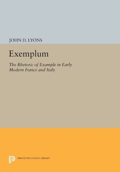 Exemplum, John D. Lyons - Paperback - 9780691602684
