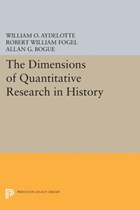 The Dimensions of Quantitative Research in History | Aydelotte, William O. ; Fogel, Robert William ; Bogue, Allan G. | 