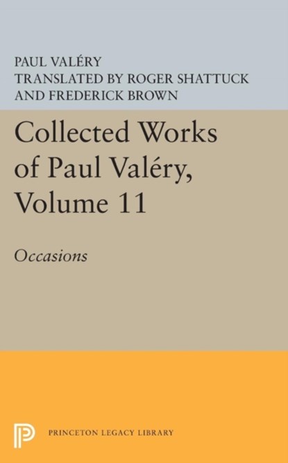 Collected Works of Paul Valery, Volume 11, Paul Valery - Paperback - 9780691620855