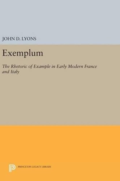 Exemplum, John D. Lyons - Gebonden - 9780691632148