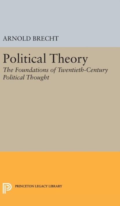 Political Theory, Arnold Brecht - Gebonden - 9780691649610