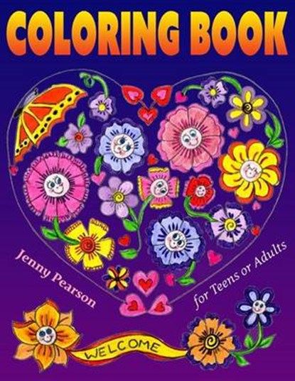 Coloring Book for Teens or Adults, PEARSON,  Jenny - Paperback - 9780692523735