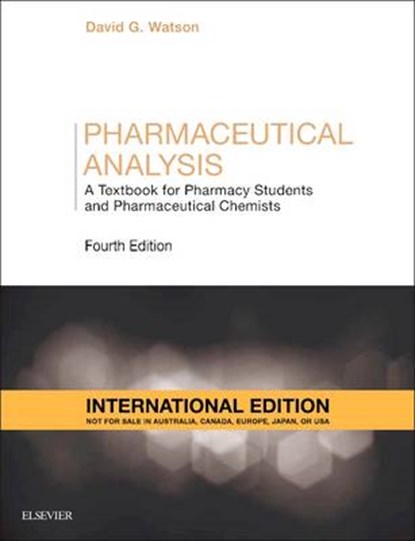 Pharmaceutical Analysis International Edition, David G. Watson - Paperback - 9780702070297