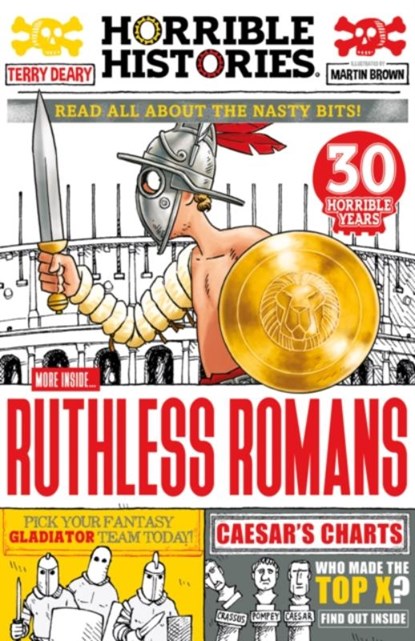 Ruthless Romans (newspaper edition), Terry Deary - Paperback - 9780702322921
