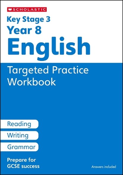 KS3 Year 8 English Targeted Practice Workbook with answers., Annabel Wall - Paperback - 9780702346231