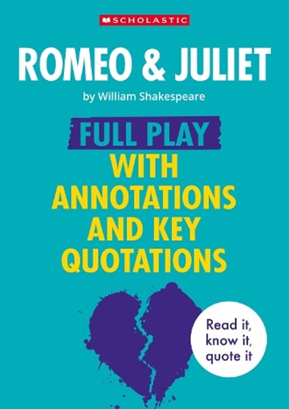 Romeo & Juliet: Full Play with Annotations and Key Quotations, William Shakespeare ; Alison Powell - Paperback - 9780702346347