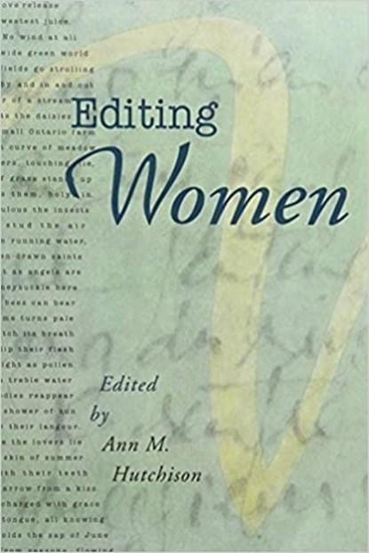 Editing Women, Anne M. Hutchinson - Paperback - 9780708314593