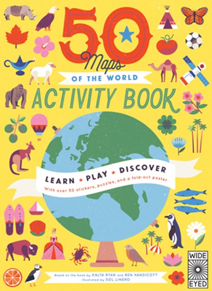 50 Maps of the World Activity Book, Ben Handicott - Paperback - 9780711262997