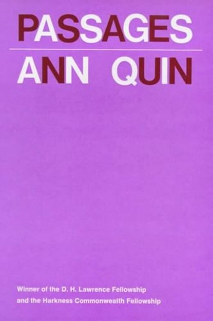 Passages, Ann Quin - Overig - 9780714500560