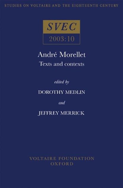 Andre Morellet, niet bekend - Paperback - 9780729408295