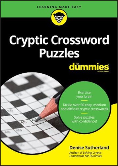 Cryptic Crossword Puzzles For Dummies, Denise Sutherland - Paperback - 9780730384755