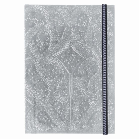 Paseo silver embossed notebook b5