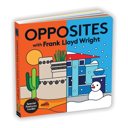 Opposites with Frank Lloyd Wright, Mudpuppy - Gebonden Gebonden - 9780735354081