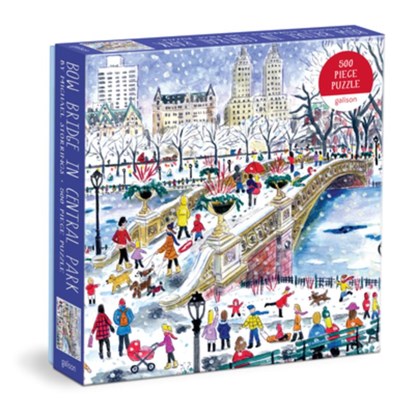 Michael Storrings Bow Bridge in Central Park 500pc Puzzle, Galison - Paperback - 9780735356863