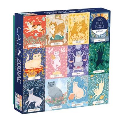 Cat Zodiac 500 Piece Puzzle, Sarah McMenemy - Gebonden Paperback - 9780735357068