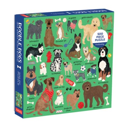 Doodle Dog And Other Mixed Breeds 500 Piece Family Puzzle, Galison - Gebonden Paperback - 9780735357310