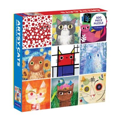 Artsy Cats 500 Piece Family Puzzle, Angie Rozelaar - Gebonden Paperback - 9780735361072