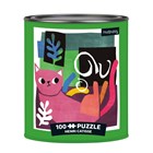 Henri catisse artsy cats 100 piece puzzle tin | angie rozelaar | 