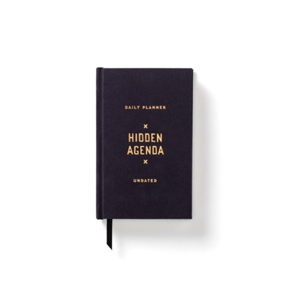 Hidden Agenda Undated Mini Planner, Brass Monkey ; Galison - Gebonden - 9780735368811