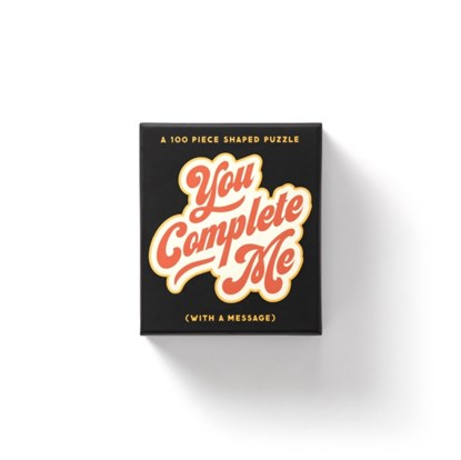 You Complete Me 100 Piece Mini Shaped Puzzle, Brass Monkey ; Galison - Gebonden - 9780735368873