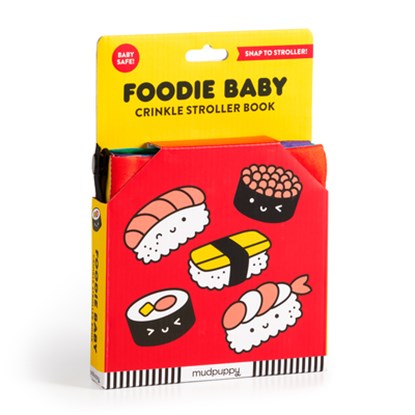 Foodie Baby Crinkle Fabric Stroller Book, Mudpuppy - Paperback - 9780735377424