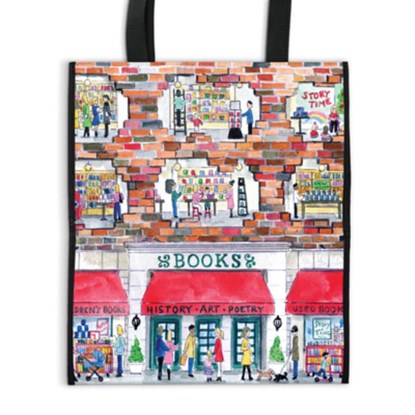Michael Storrings a Day at the Bookstore Reusable Tote, Galison - Paperback - 9780735381469