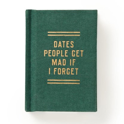 Dates People Get Mad If I Forget Tiny Diary, Brass Monkey - Gebonden - 9780735384170