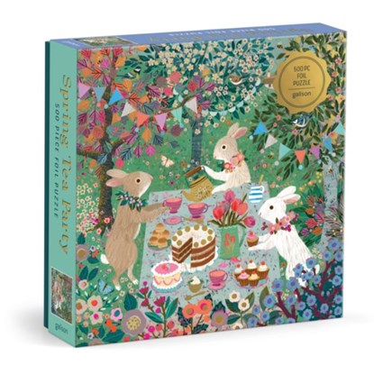Spring Tea Party 500 Piece Foil Puzzle, Galison - Gebonden - 9780735384514
