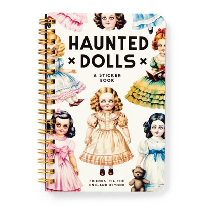 Haunted Dolls Sticker Book, Brass Monkey - Paperback - 9780735385719