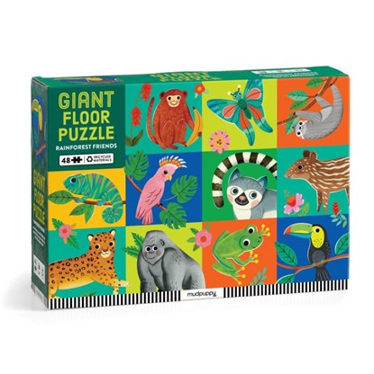 Rainforest Friends 48 Piece Giant Floor Puzzle, Mudpuppy - Gebonden - 9780735386181