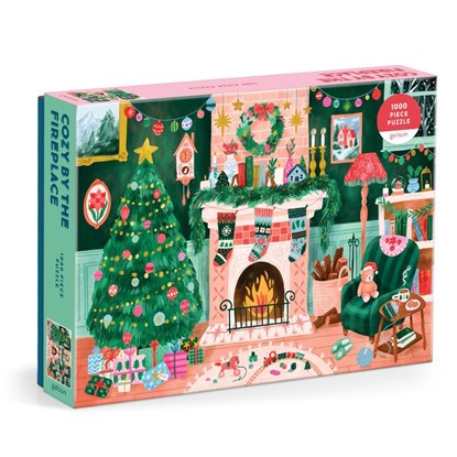 Cozy by the Fireplace 1000 Piece Puzzle, Galison - Gebonden - 9780735386303