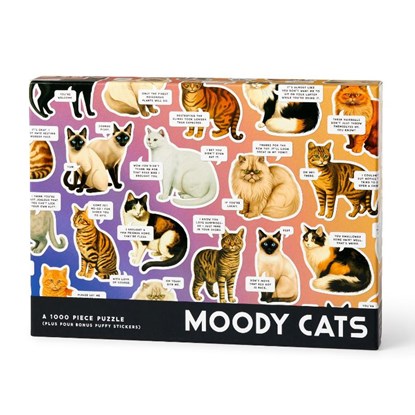 Moody Cats 1000 Piece Puzzle, Brass Brass Monkey - Gebonden - 9780735387010